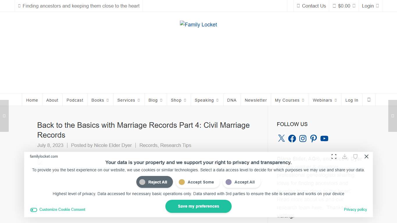 Back to the Basics with Marriage Records Part 4: Civil Marriage Records – Family Locket